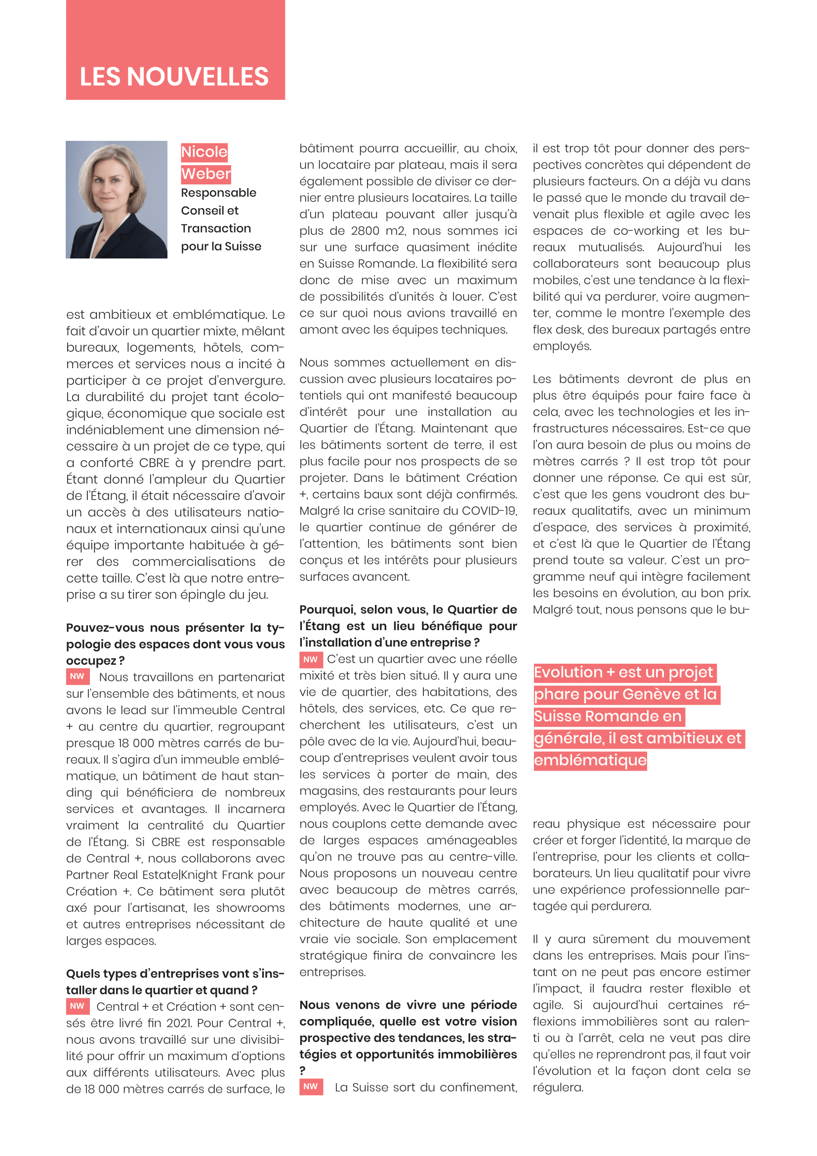 Le Quartier de l'Étang, ambitieux et emblématique - Page 2