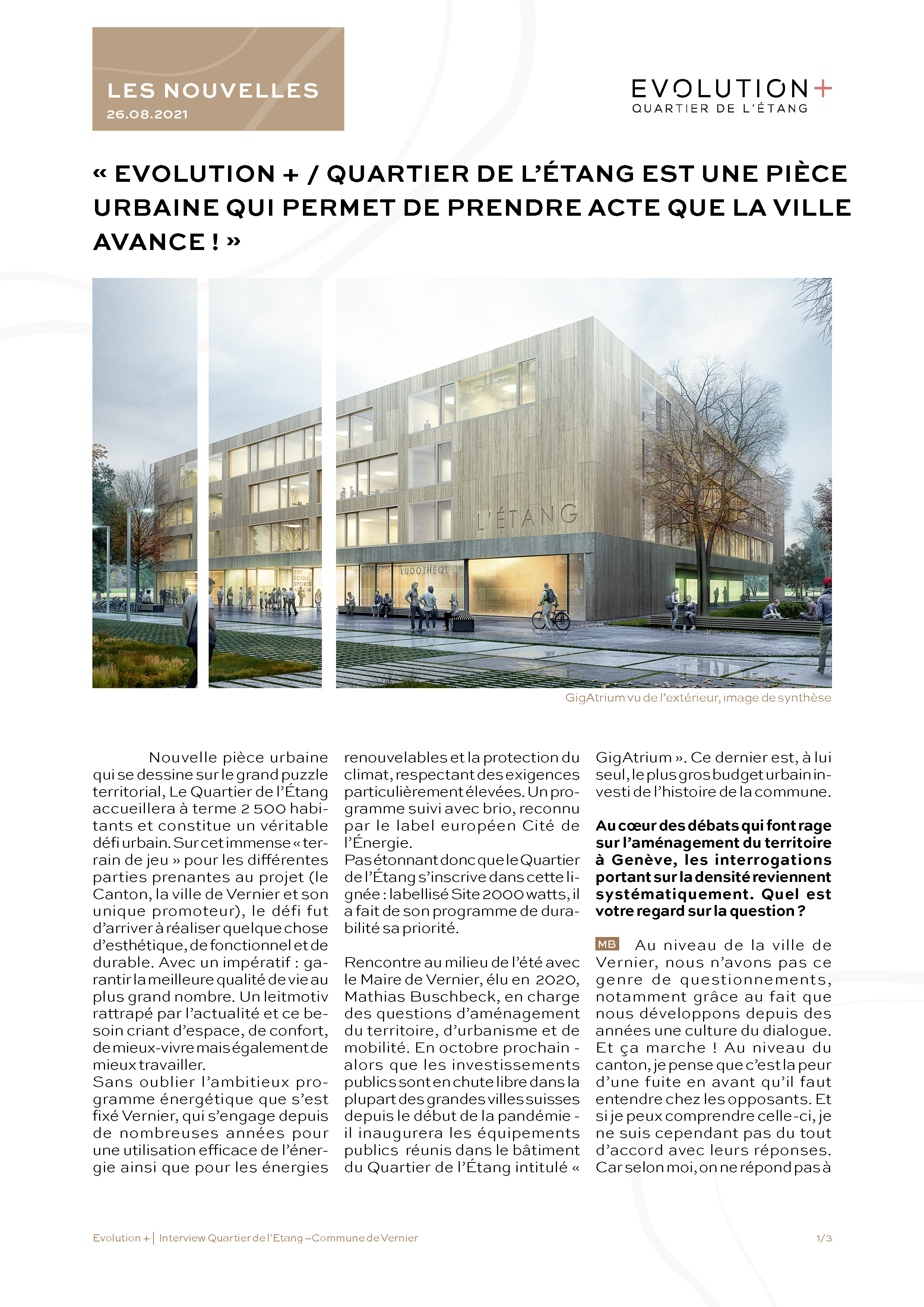 Interview de Mathias Buschbeck