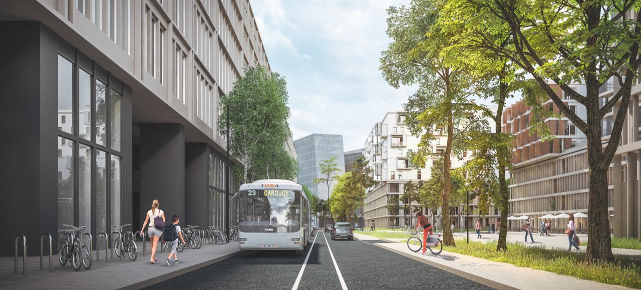Un bus 100% électrique pour le Quartier de l’Étang 